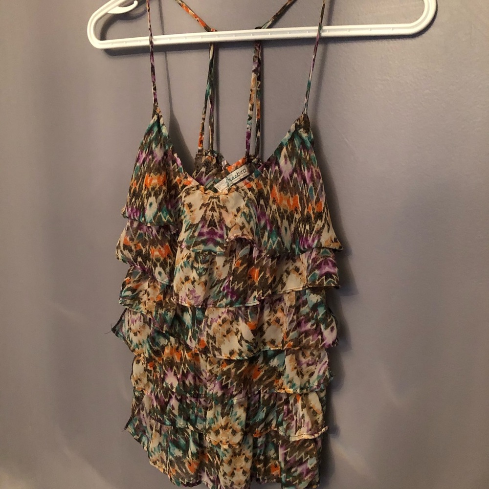 Free Bird Ruffle Tank